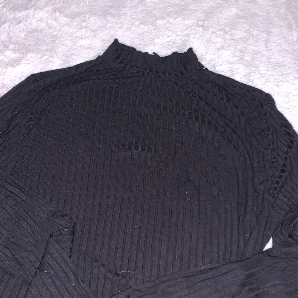 (3 for $10) black turtle neck - Picture 2 of 5